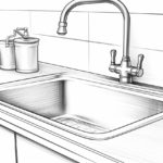 How to draw a sink