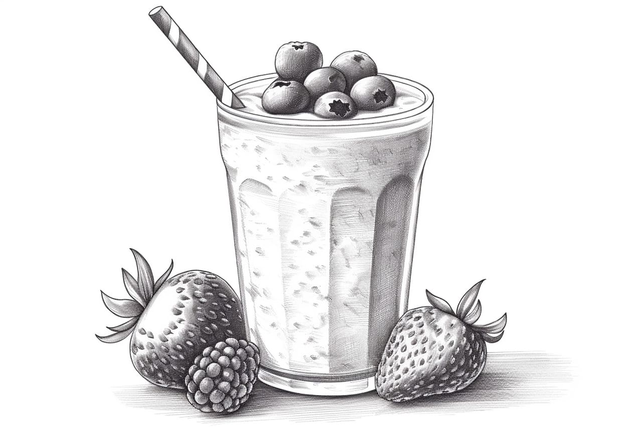 How to Draw a Smoothie Yonderoo