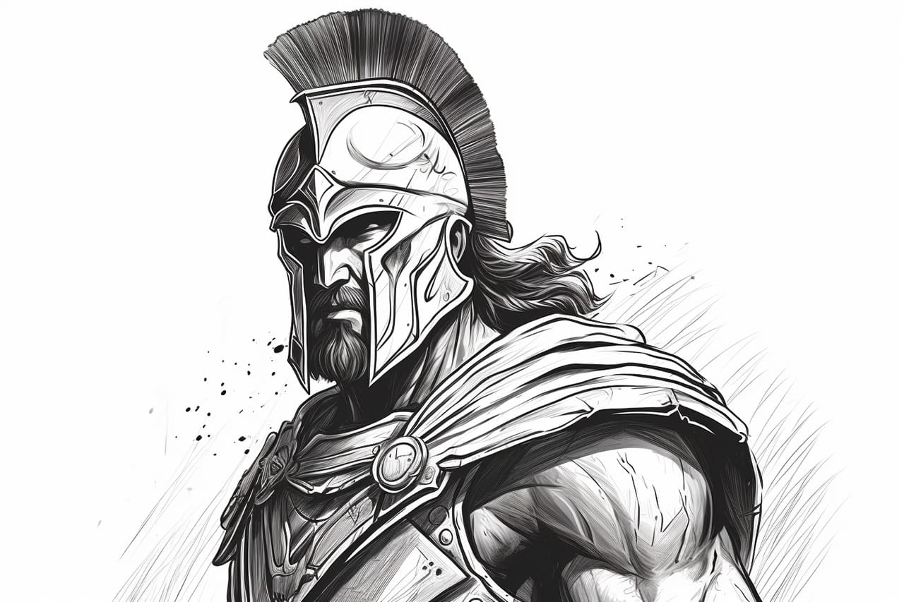 How to Draw a Spartan