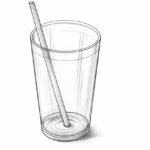 How to draw a straw