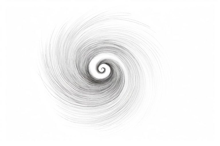 how to draw a swirl