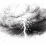 How to draw a thunderstorm