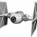 How to draw a Tie Fighter