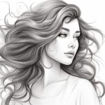 How to draw Wavy Hair