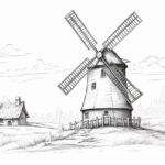 How to draw a Wind Mill