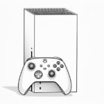 How to draw an Xbox Series X