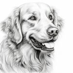 How to draw a Golden Retriever