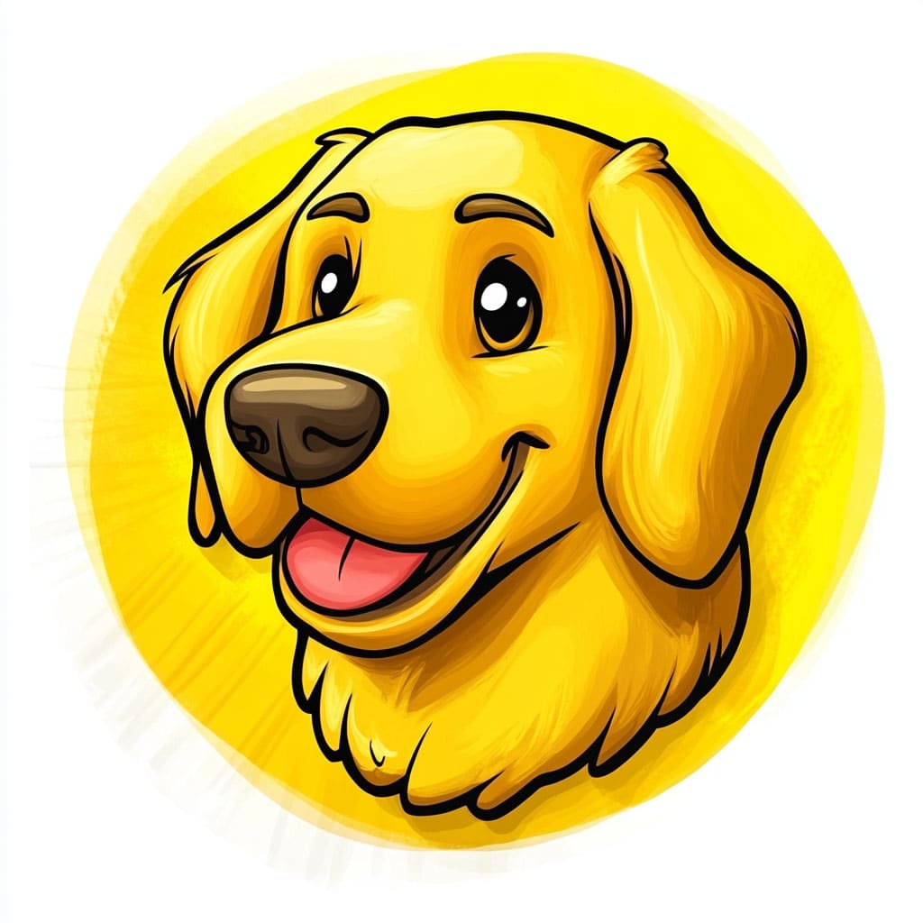 golden retriever logo