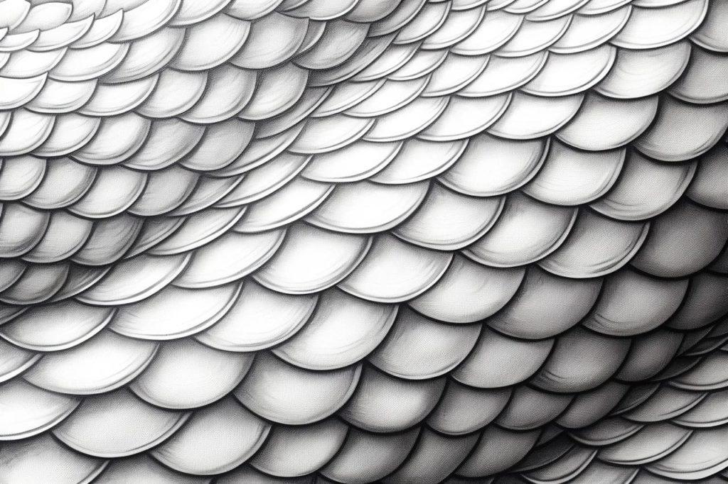 close up of dragon scales