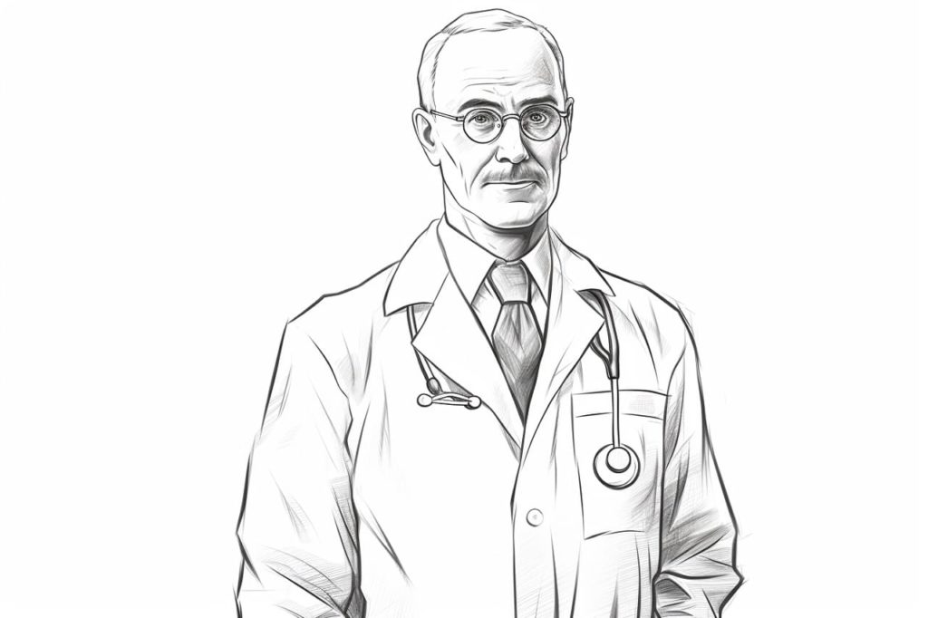 doctor drawing