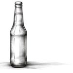 how to draw a beer bottle