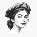 how to draw a beret