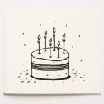 How to draw a birthday card