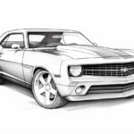 how to draw a camaro
