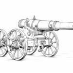 how to draw a cannon