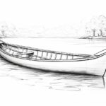 how to draw a canoe
