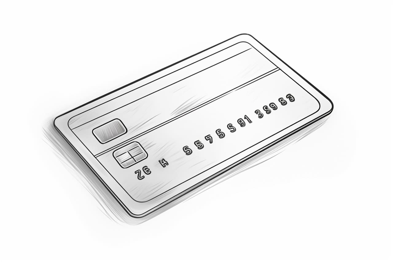 How to Draw a Credit Card Yonderoo