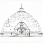 how to draw a dome
