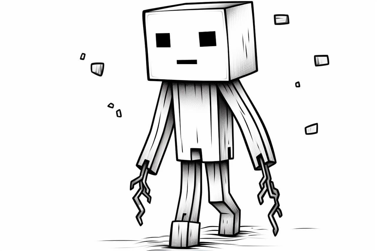 How to draw an Enderman