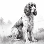 How to draw an English Springer Spaniel