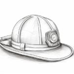 how to draw a fireman hat
