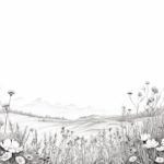 How to Draw a Flower Field