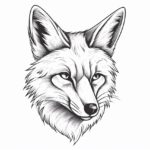 How to Draw a Fox Face