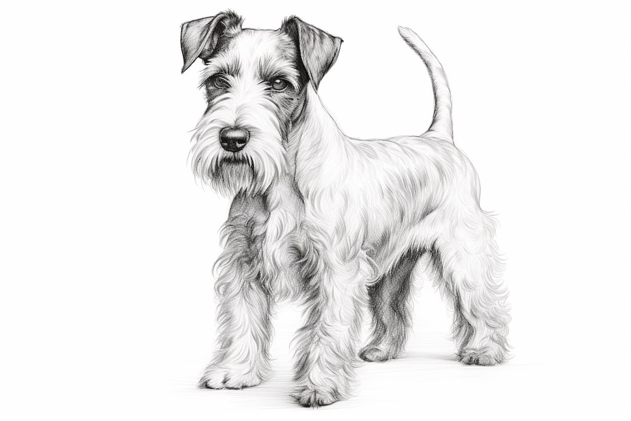 How to draw a Fox Terrier