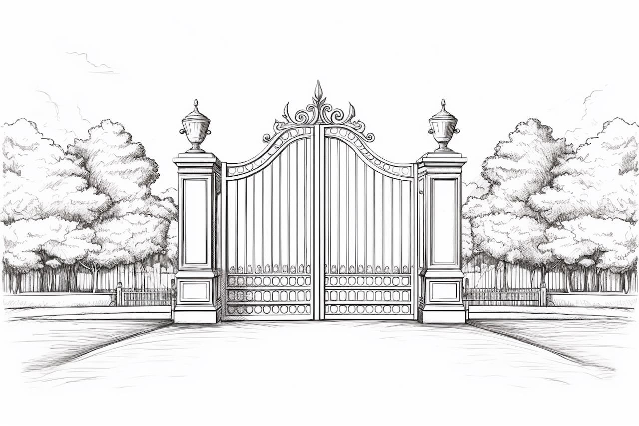 How to Draw a Gate Yonderoo