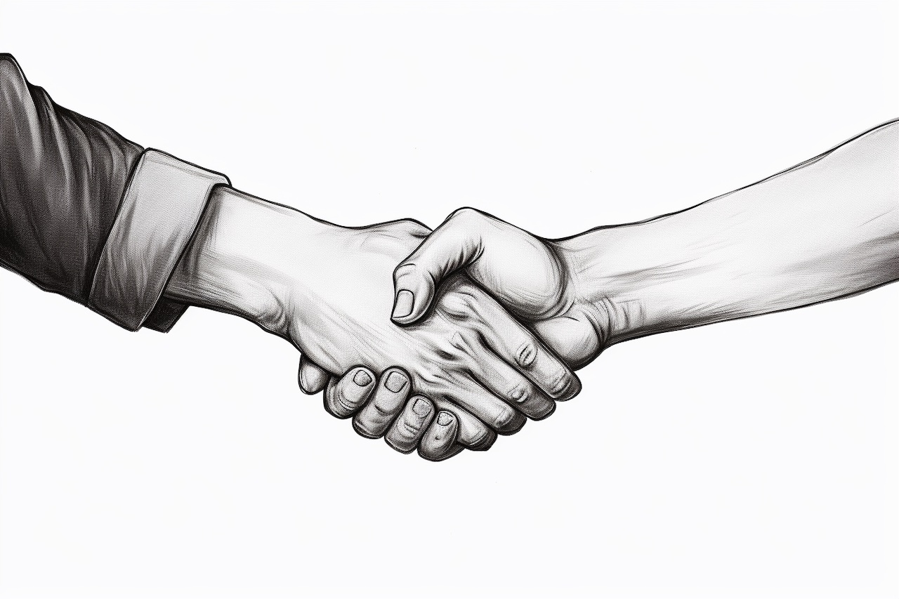 How to Draw a Handshake