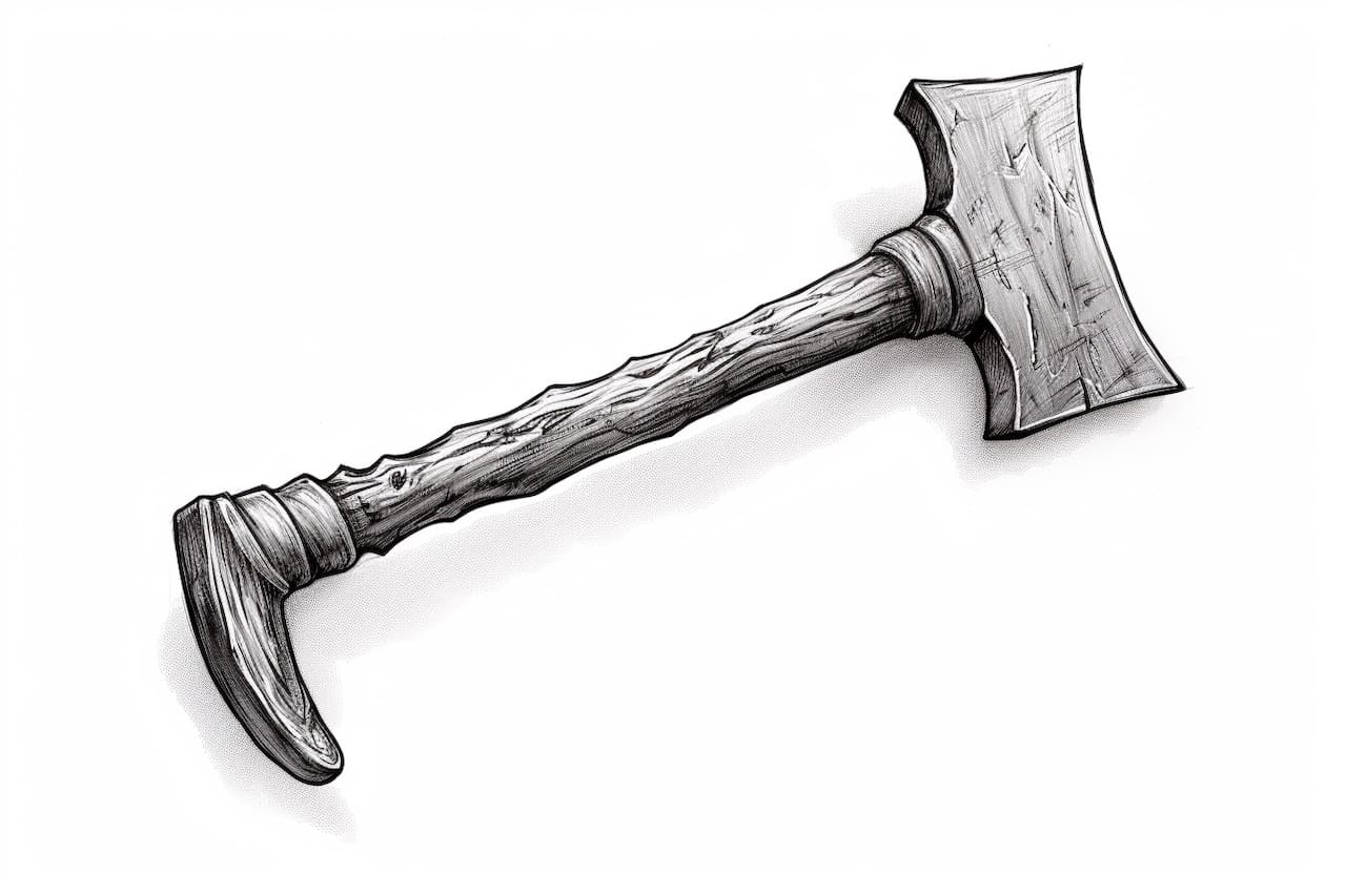 How to Draw a Hatchet Yonderoo