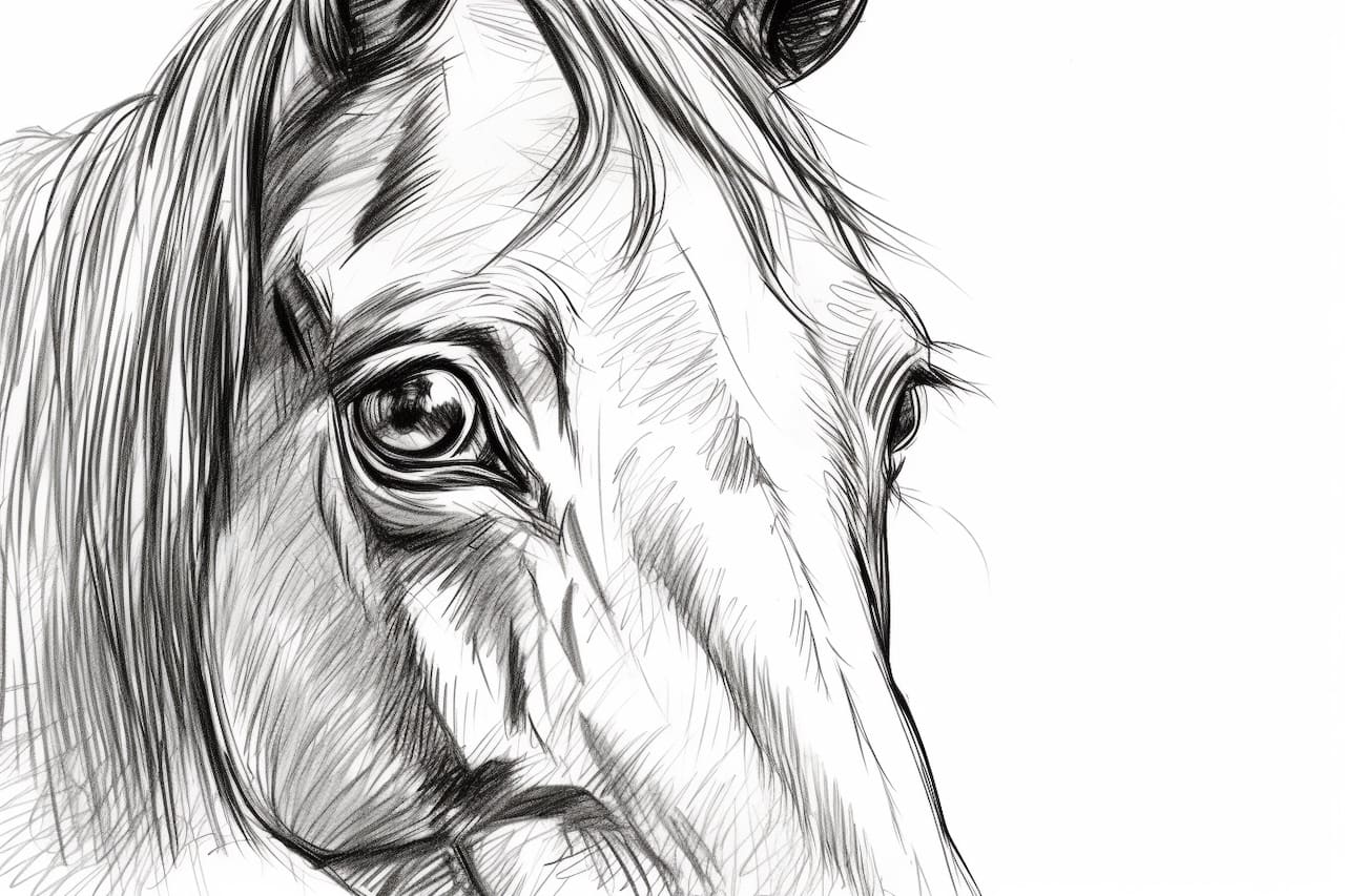 How to Draw a Horse Eye