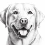 How to draw a Labrador Retriever