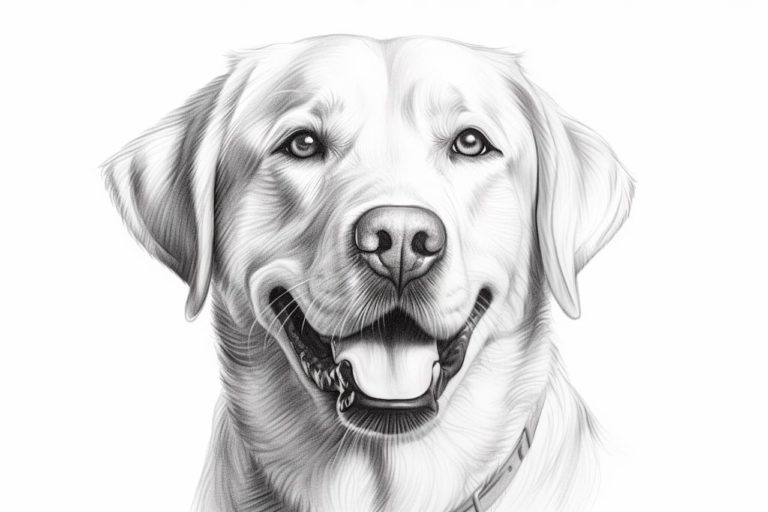 How to draw a Labrador Retriever