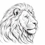 How to Draw a Lion's Head