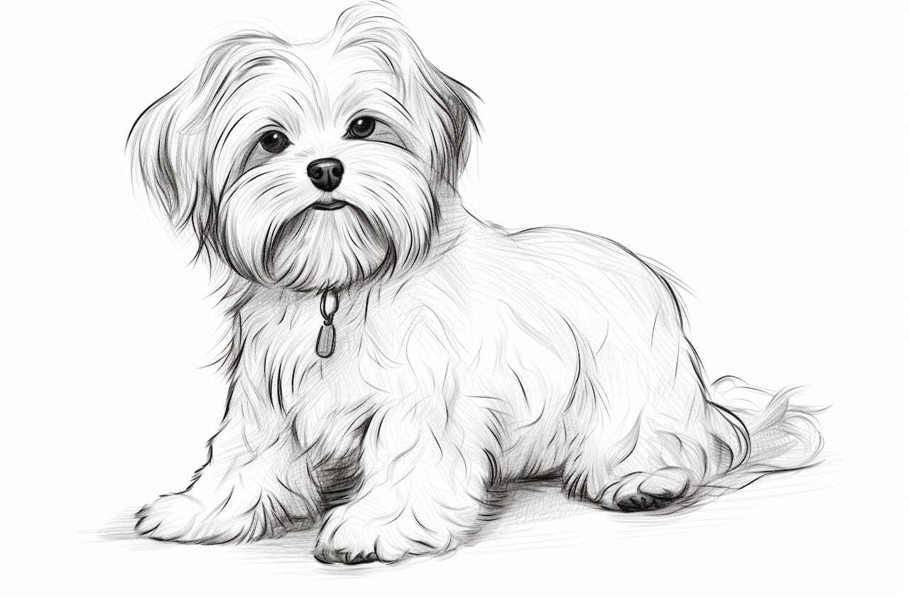How to Draw a Maltese Yonderoo