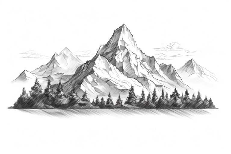 How to Draw a Mountain Range