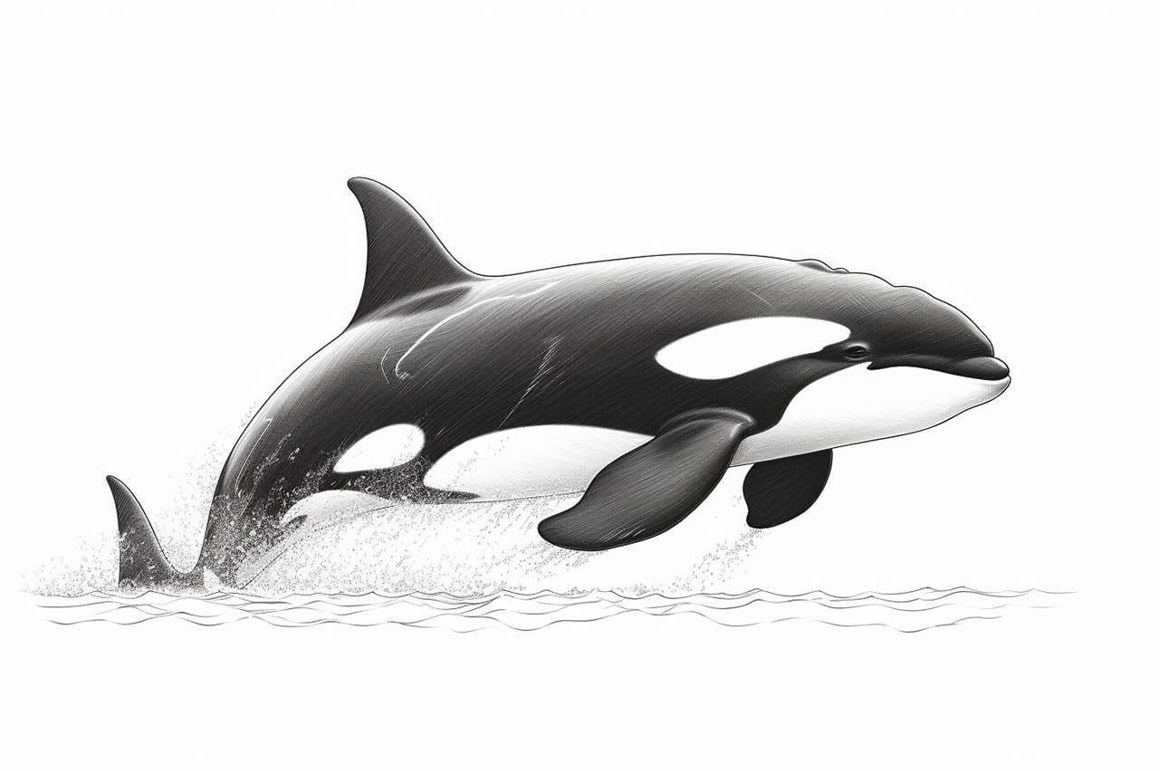 How to draw an Orca