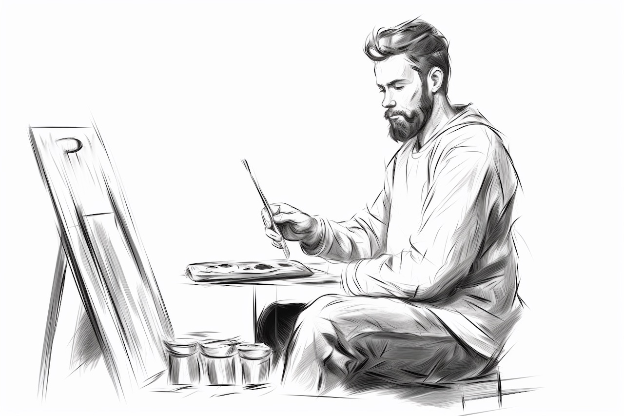 How to Draw a Painter