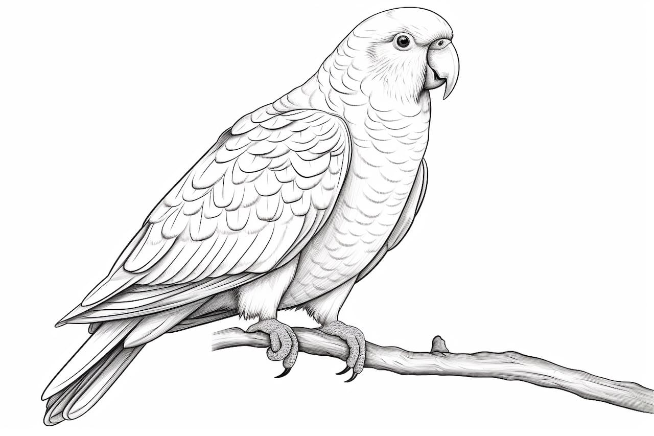 How to Draw a Parakeet