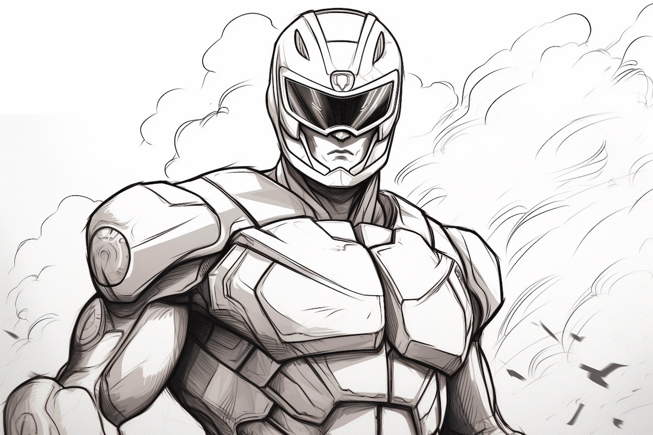 How to Draw a Power Ranger