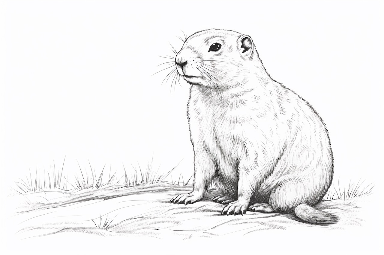 How to Draw a Prairie Dog Yonderoo