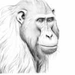 How to draw a proboscis monkey
