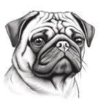 How to Draw a Pug Face