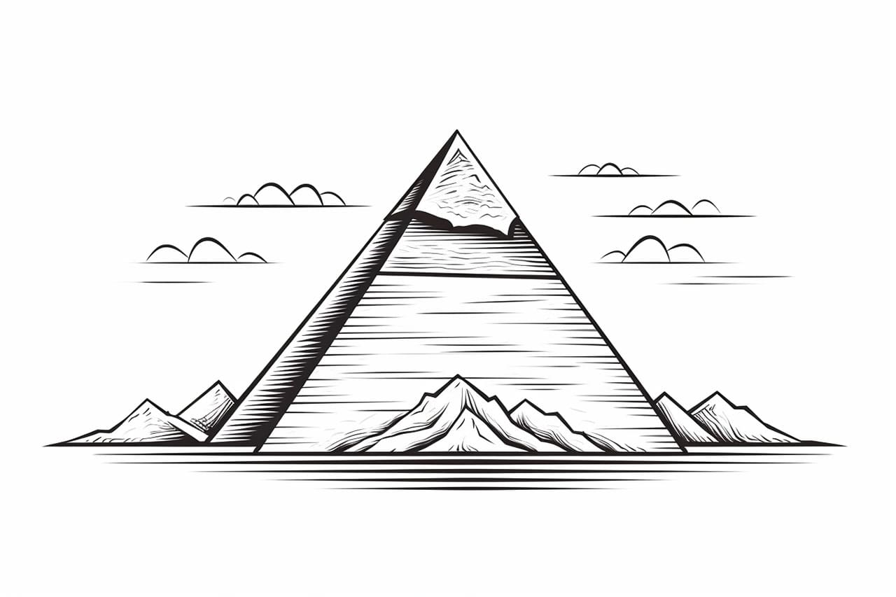 How to draw a Pyramid