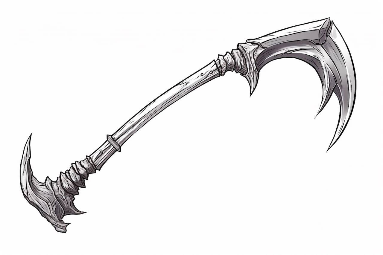 How to Draw a Scythe - Yonderoo
