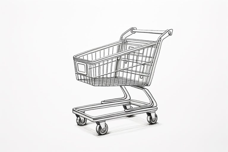 How to Draw a Shopping Cart