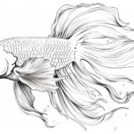 How to draw a Siamese Fighting Fish