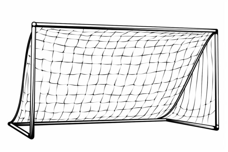 How to draw a soccer goal