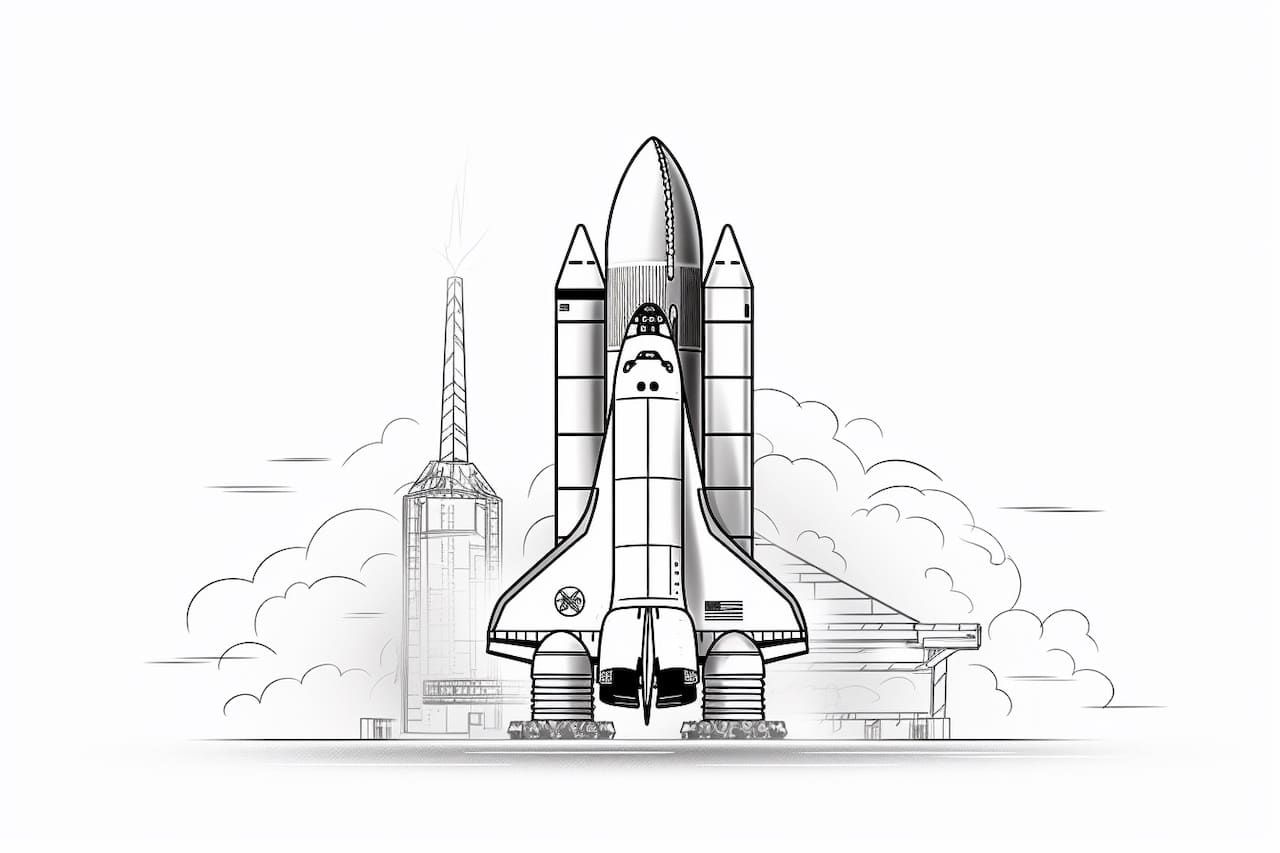 How to Draw a Space Shuttle